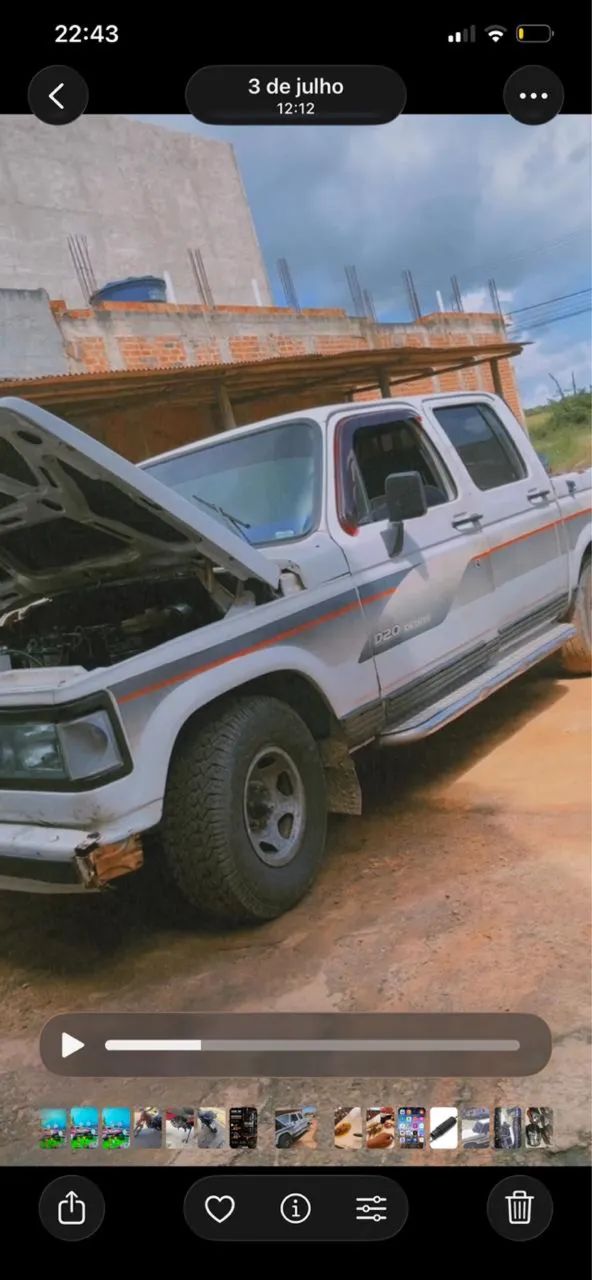 Chevrolet D-20 D-20 S / Luxe 3.9/4.0 Diesel 1988