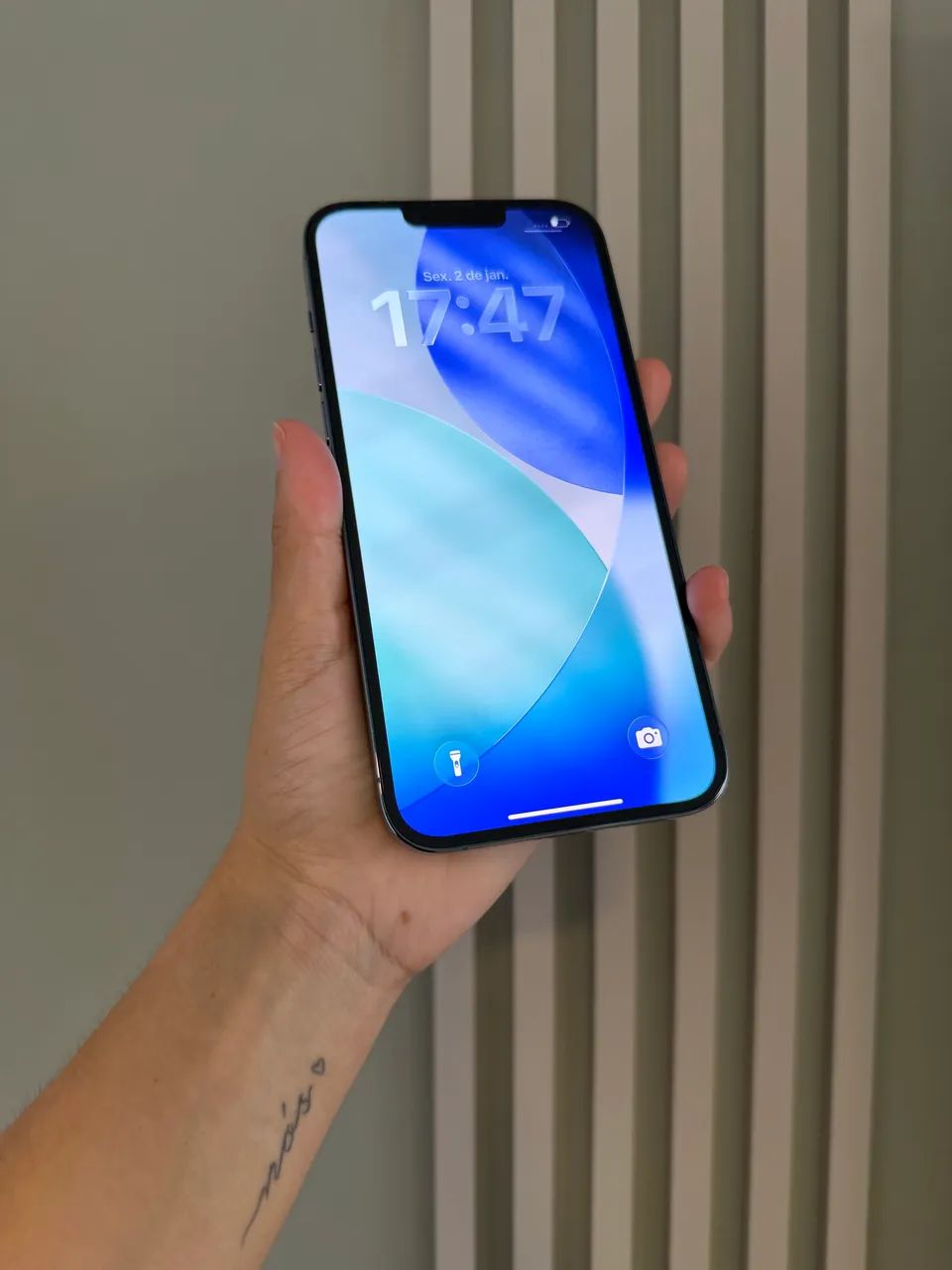 IPhone 13 Pro Max 128GB Azul Possui Caixa e Garantia - Celulares e