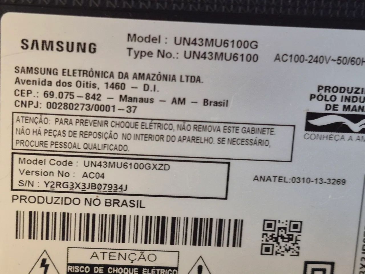 Vendo TV 43  polegadas marca sansung  - Foto 4