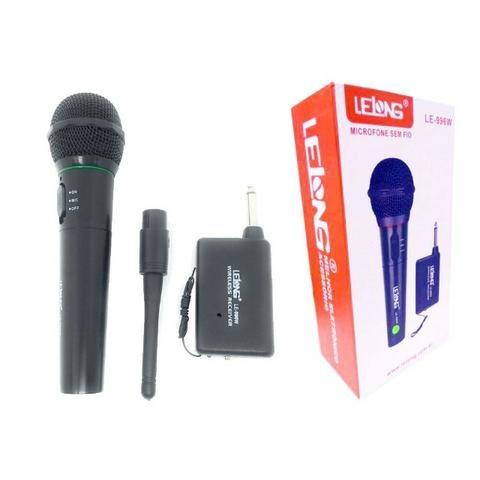 Microfone Sem Fio LE-996W Lelong Completo Profissional Uso Geral - Foto 6