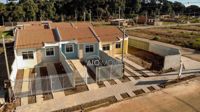 Casa com 2 dormitórios à venda, 42 m² por r$ 130.000 - estados - fazenda rio grande/pr