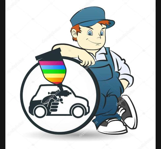 Troca se mão de obra de funilaria e pintura por carro
