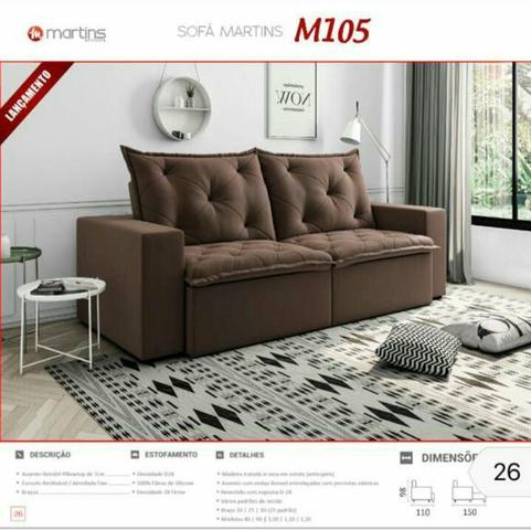 Queimão Sofá retrátil e reclinável - Foto 2