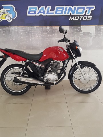 CG 125 FAN VERMELHA 2017