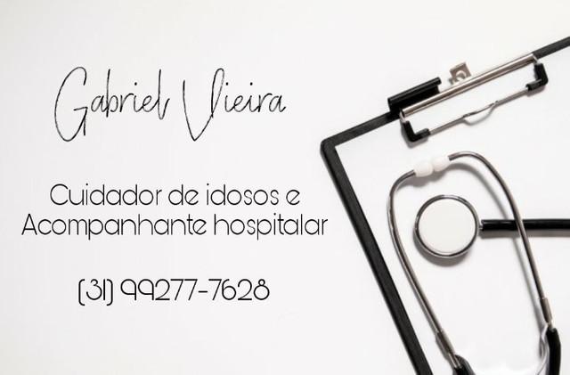 Cuidador de idosos e Acompanhante Hospitalar