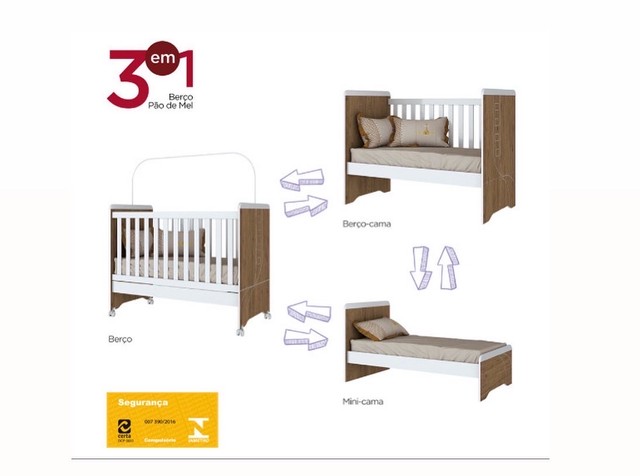 Quarto Infantil Pão de Mel - Entrega Rápida!!!Mar99 - Foto 3