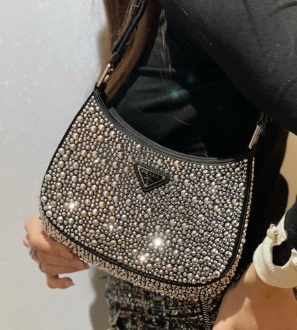 sequin prada bolsa
