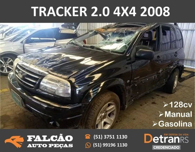 chevrolet tracker 2.0 2008 2008 Gasolina 4x4 em peças sucata