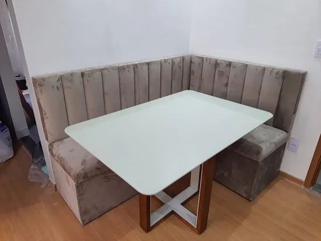 Conjunto  canto alemão  4 peças Direto de fábrica  - Foto 2