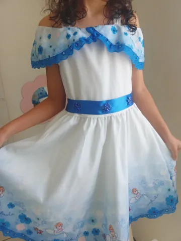 Vestido Fantasia Cinderela, Roupa Infantil para Menina Yamp! Usado  87823557