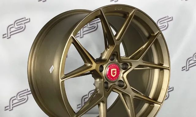  Rodas Gisa Flow Forming Glória P/ M3 F80 Dourado Escovado 5x120 - 19x9 e 19x10,5 - Foto 3