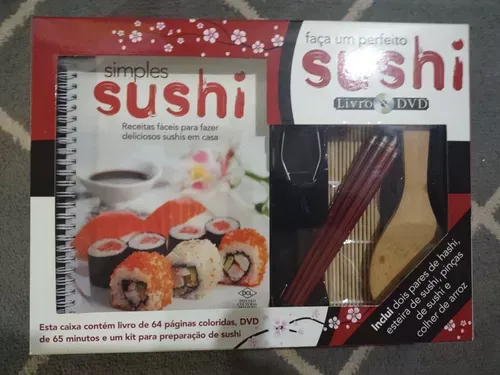 JOGO 6 PEÇAS PARA SUSHI EM BAMBU COM CAIXA - JAPONÊS