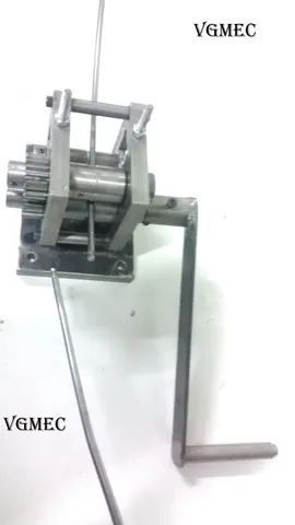 Calandra manual para perfis redondos, trefilados 