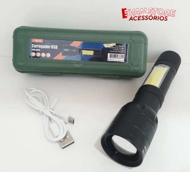 Lanterna Led Recarregável Inova Lan-9958 (entrega grátis)