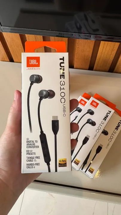 Fone De Ouvido JBL Usb-c S23 S24 iPhone 15 Xiaomi | ORIGINAL e LACRADO - Foto 3