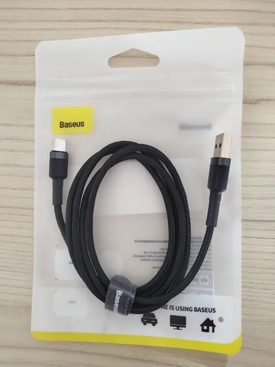 Cabo USB-C Baseus 3A Original - (NOVO) - Foto 2