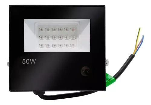 Mini Refletor Led Holofote 50w Bivolt Rgb Colorido C/ Controle - Foto 2