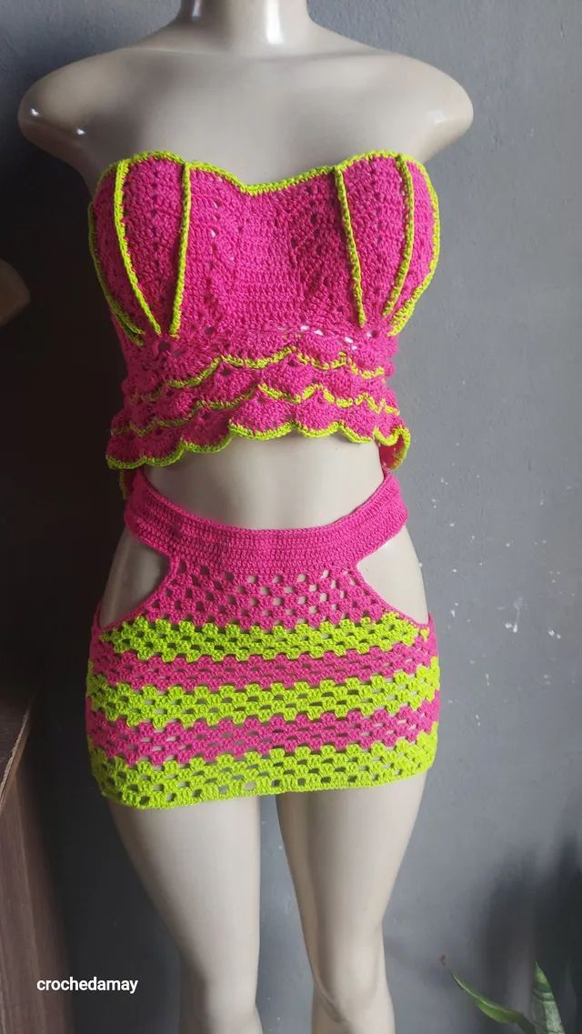 Conjunto crochê 