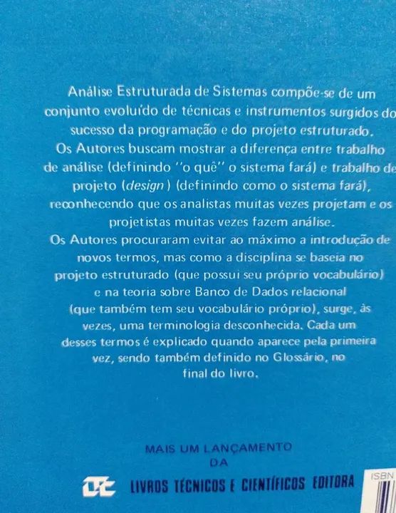Livro Análise Estruturada de Sistemas  - Foto 2