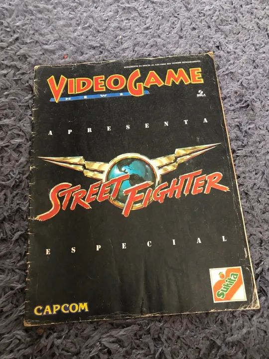 Revista Videogame New - Street Fighter Especial