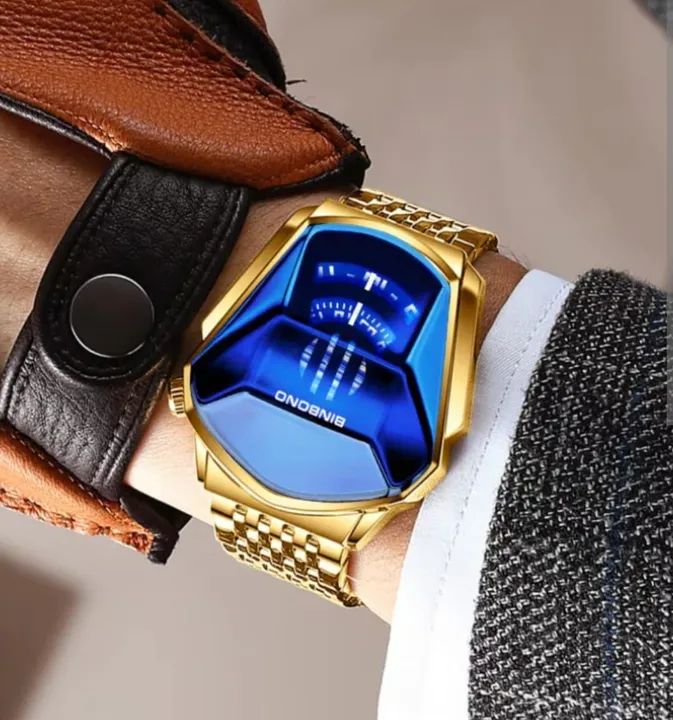 Relógio de pulso masculino de luxo com design moderno - Foto 2