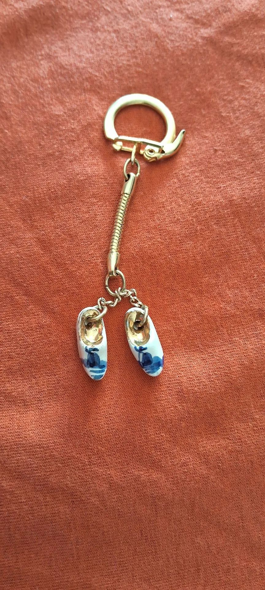 Antigo Chaveiro de Sapato Holandês