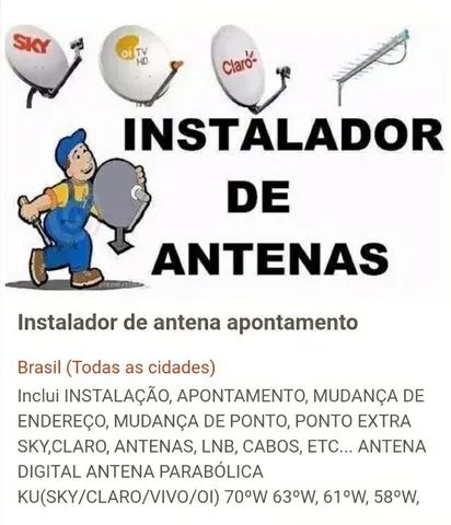 Antenista Sky claro oi vivo - Foto 2