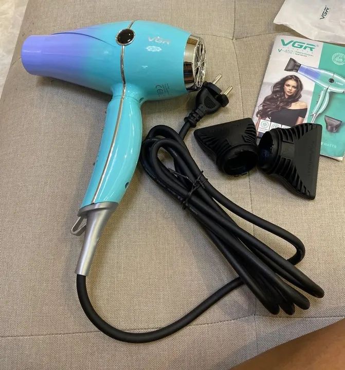 VGR Secador De Cabelo Profissional/Alta Potência/2400w /Frio e Quente/3 velocidades - Foto 2