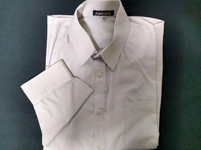 Camisa social tamanho 12 anos nova - Foto 2