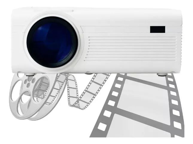 Projetor Led Multimidia 1800 Lúmens Full Hd 1080p Hdmi/ Usb Cor Branco - Foto 5