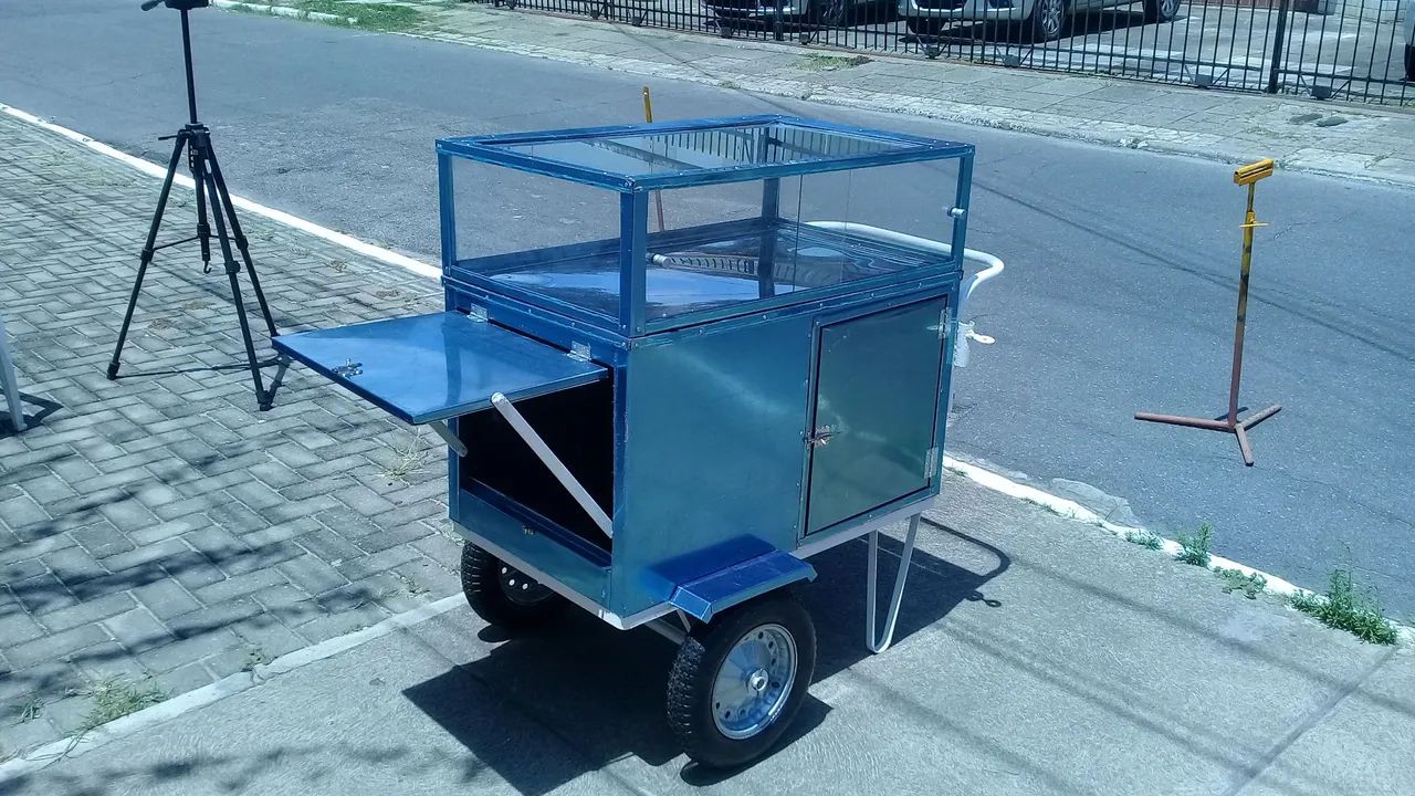 Carrinho de BOLO TORTAS - Novo - Ideal para Lanches e Alimentos