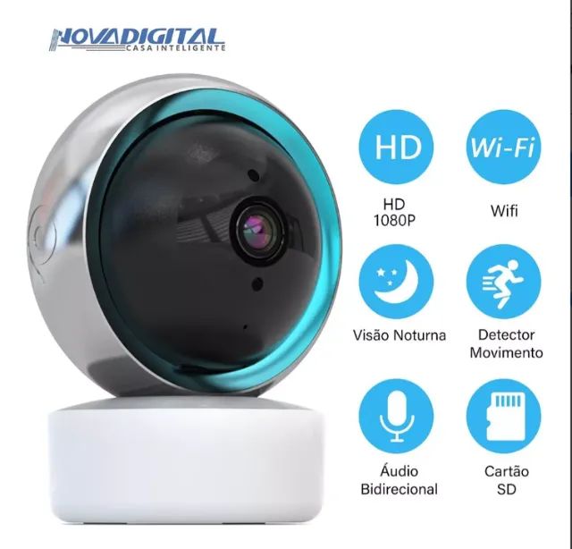 Câmera Inteligente Wi-Fi 360º - Foto 5