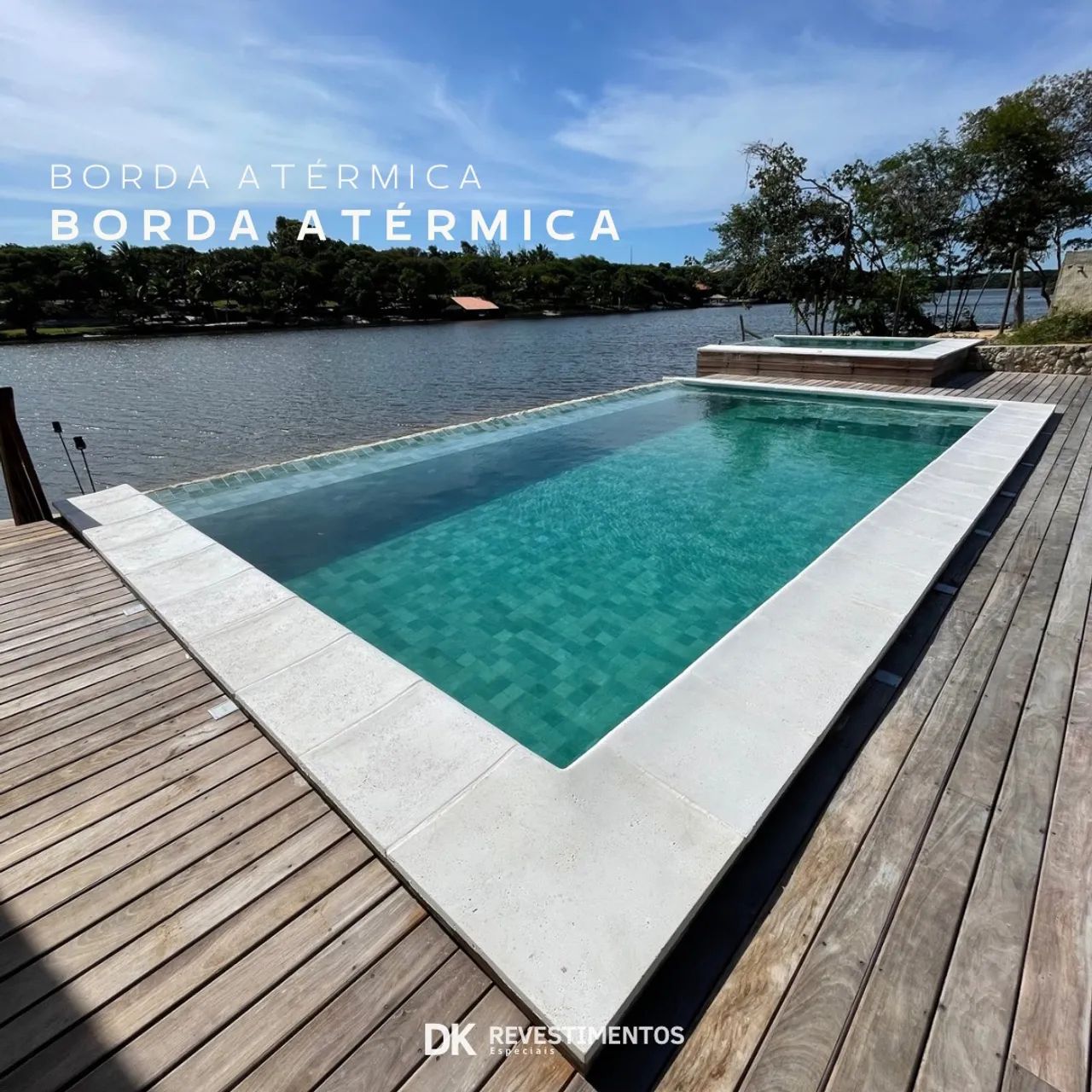 Borda de piscina atérmica 