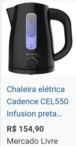 Chaleira Elétrica Cadence Infusion 1,7L