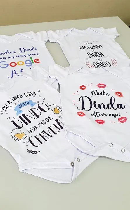 Body baby personalizado com tema de sua preferência roupa bebê - Foto 3