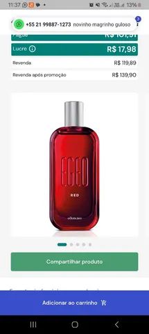 Egeo Red Desodorante Colônia 90ml - Foto 2
