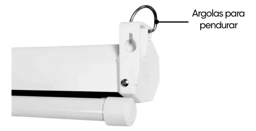 Tela de Projeção Manual 100 polegadas - Foto 2