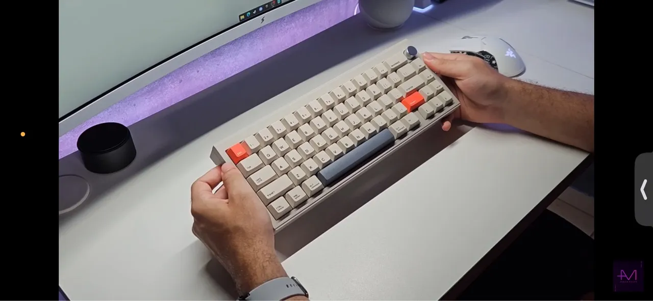 OPORTUNIDADE ÚNICA - Teclado Gamer Cidoo V65 V2