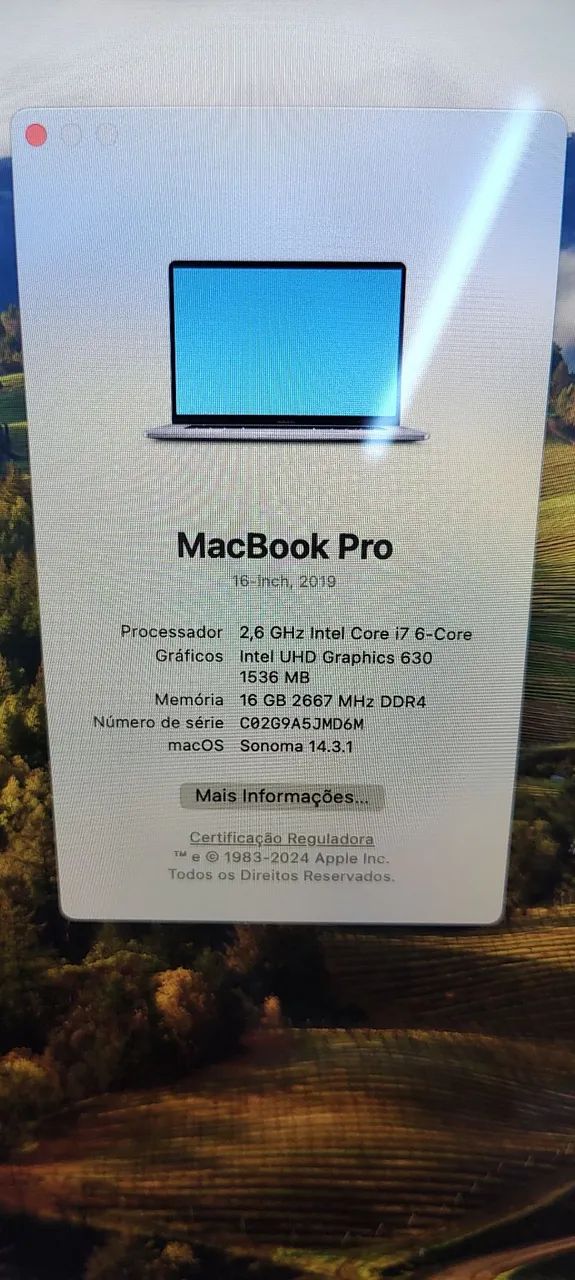 MacBook Pro i7 2019 Touchbar Completo na caixa Perfeito estado - Foto 5