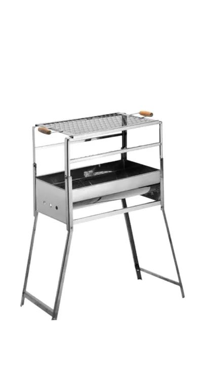 Churrasqueira Galvanizada Portátil Aço Inox - Foto 2