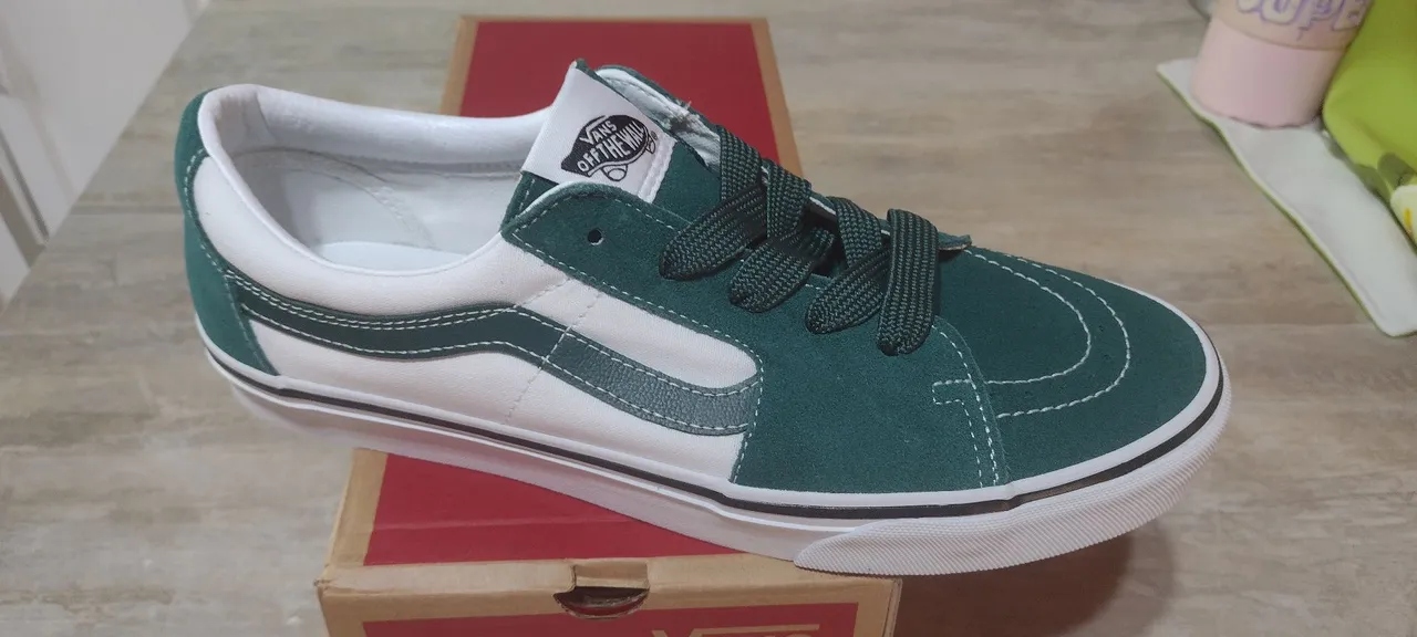 Tênis Vans sk8 Low Tone Rain Forest N°41 Novo e Original