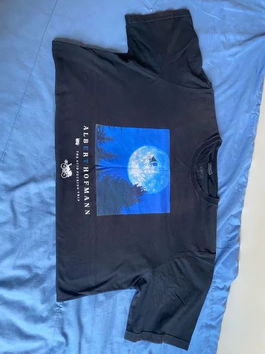 Camiseta Preta Chronic Albert Hofmann - Foto 3