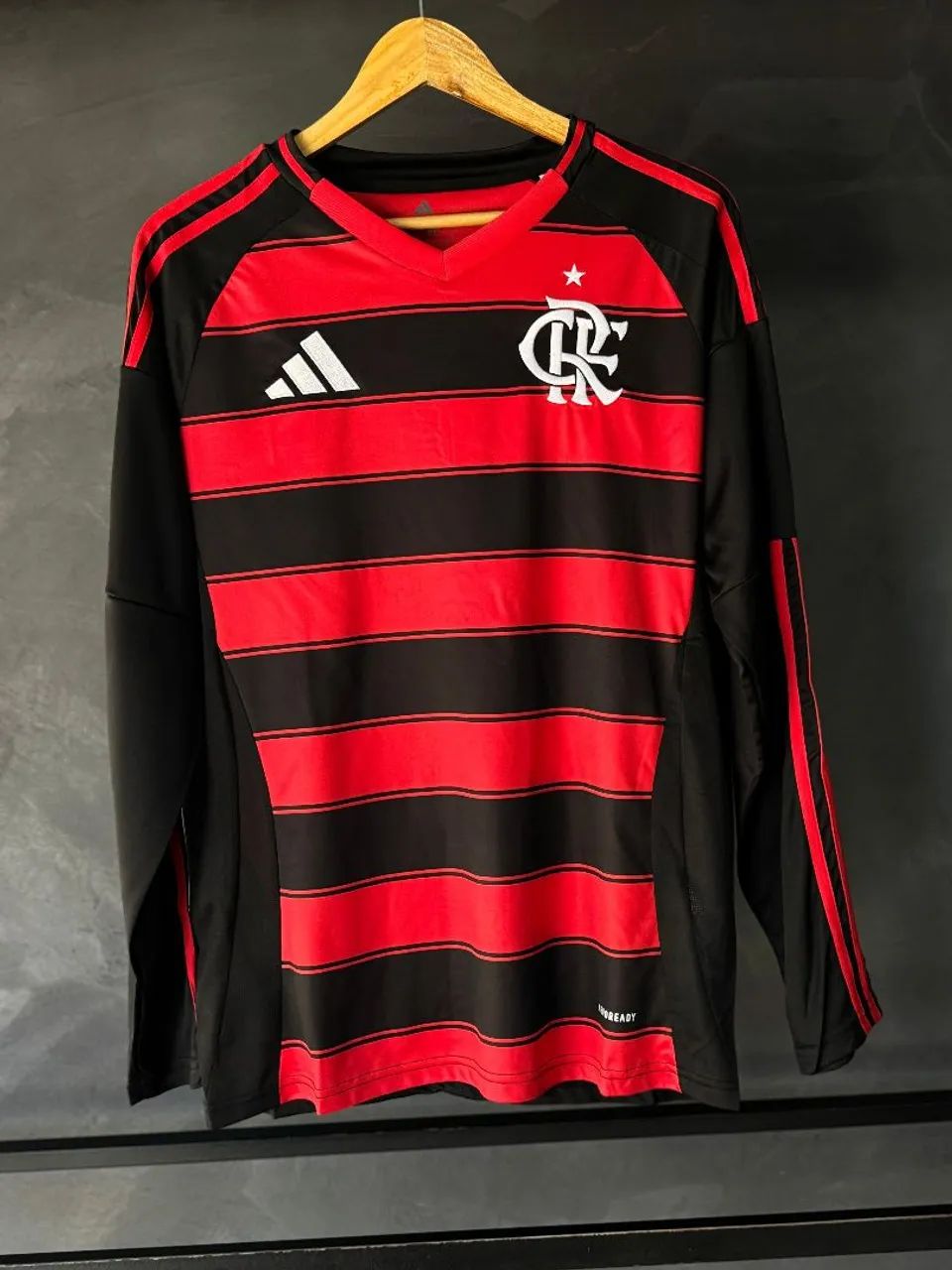 Camisa Flamengo 2025 Manga Longa - Foto 2