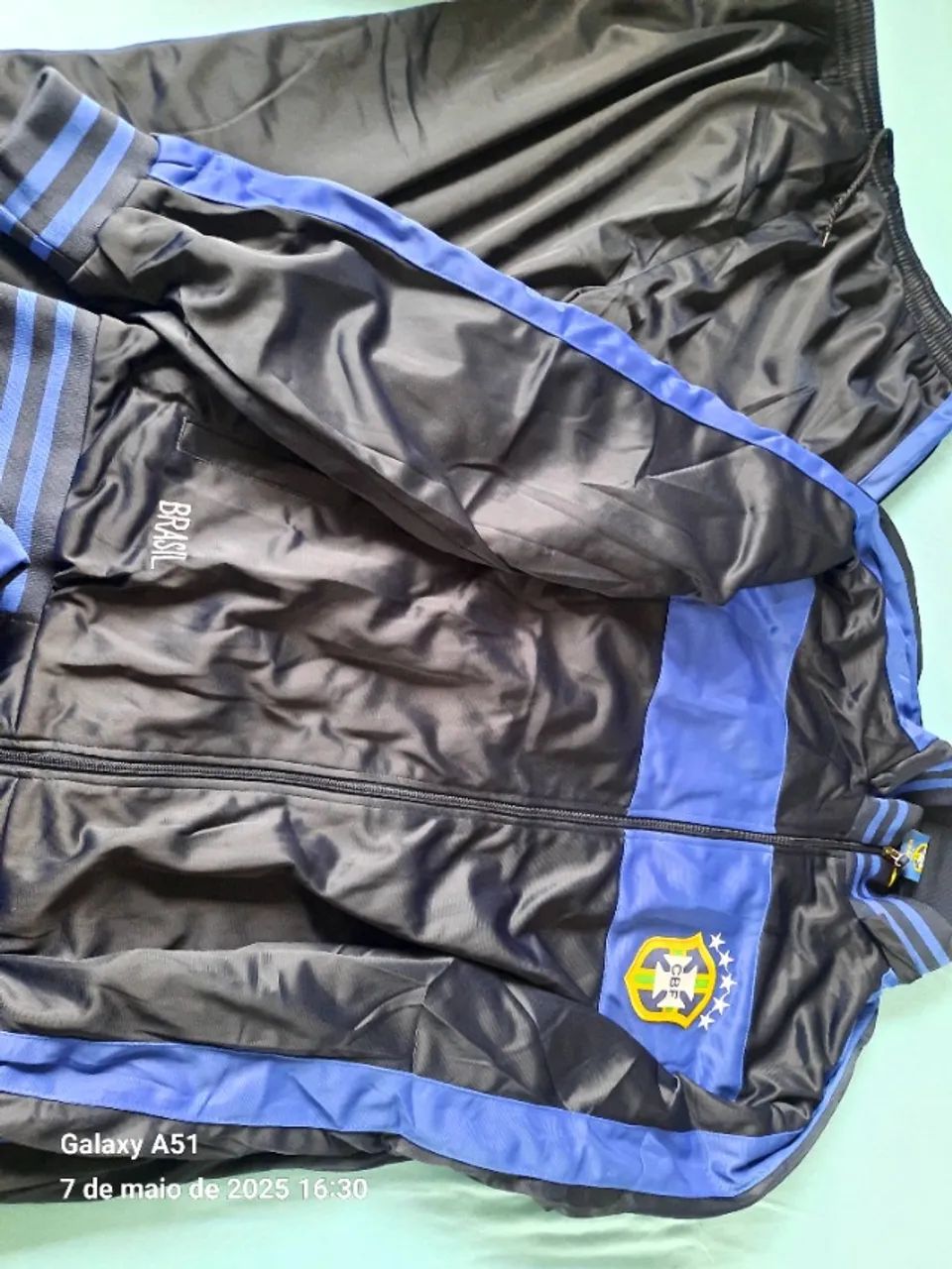 Agasalho Seleção Brasileira Azul EXG - Foto 2