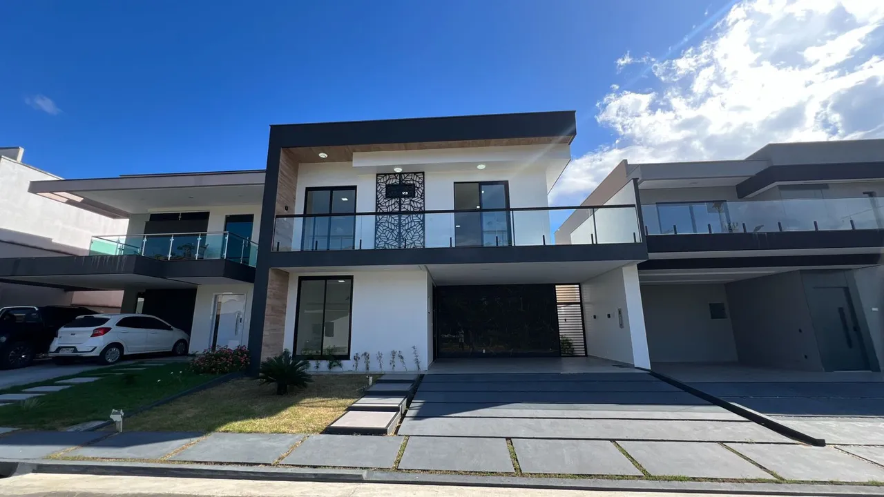 Casa Duplex no Morada dos Passaros 4 Suites Area Gourmet com Churrasqueira e Piscina com C