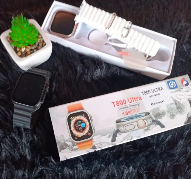 Smartwatch T800 Ultra - Moderno, Completo e com Preço Imbatível!