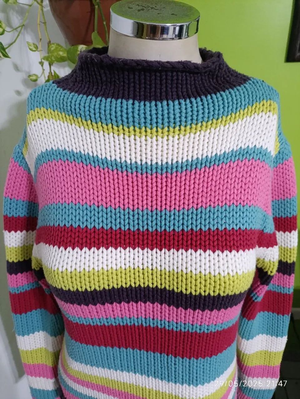 Suéter Colorido em Tricot - importado - C&A. - Foto 4