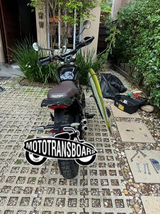 Rack Suporte Removível para Transporte de Prancha em Moto Acima de 300cc  - Foto 2