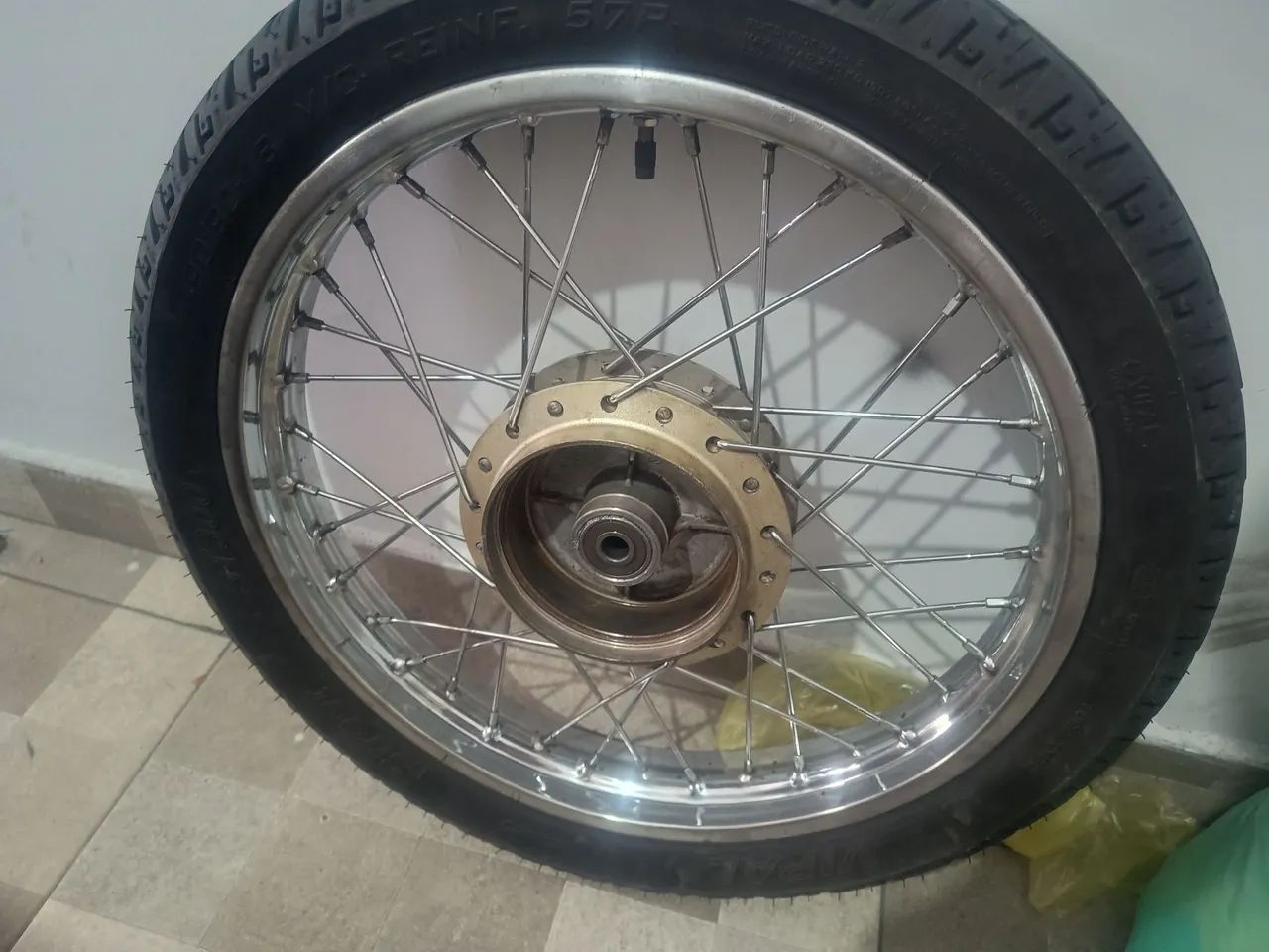Roda de liga leve para moto - Foto 2