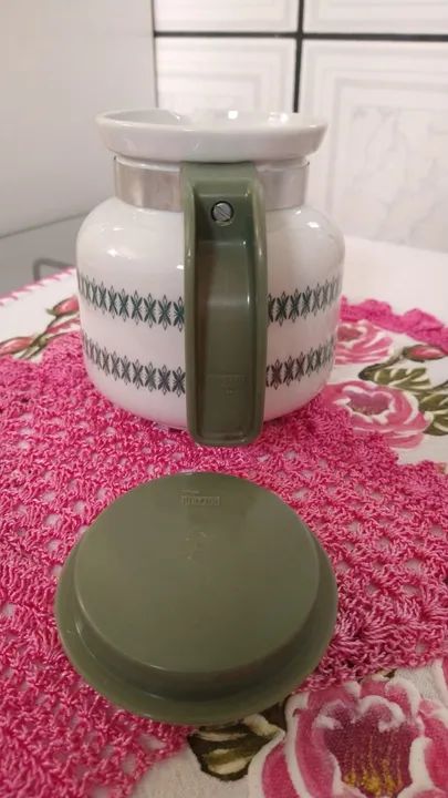 Cafeteira de Porcelana Pozzani Jarra Antiga anos 80 - Foto 3
